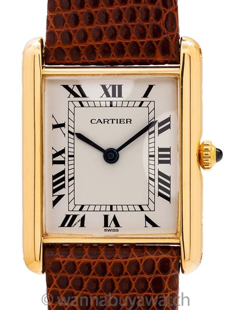 cartier tank watch buy|pre owned cartier tank watches.